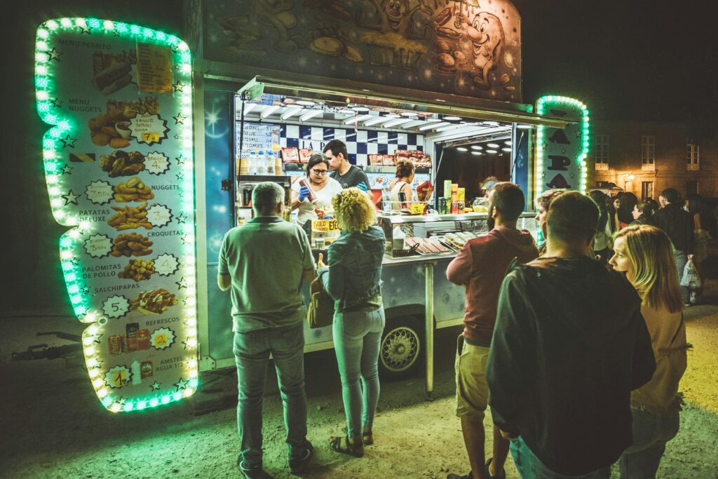 food truck part of unique wedding ceremony ideas